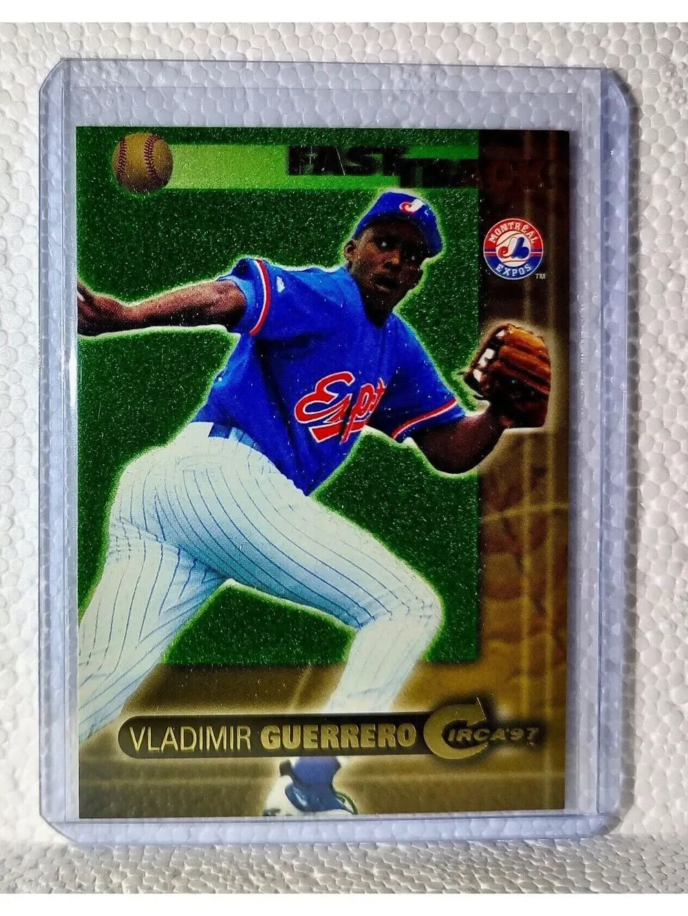 Vladimir Guerrero 1997 Fleer Skybox MLB #1 Fast Track Card Montreal Expos